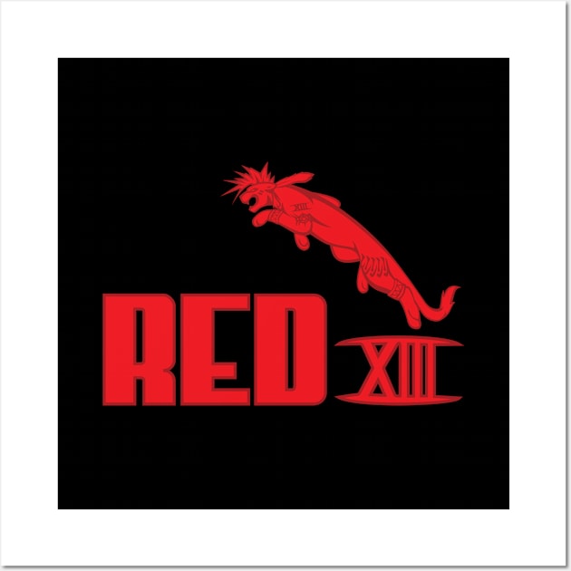 Red XIII Wall Art by InsomniaStudios